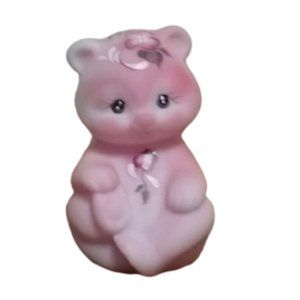 Fenton Pink Burmese Satin Bear